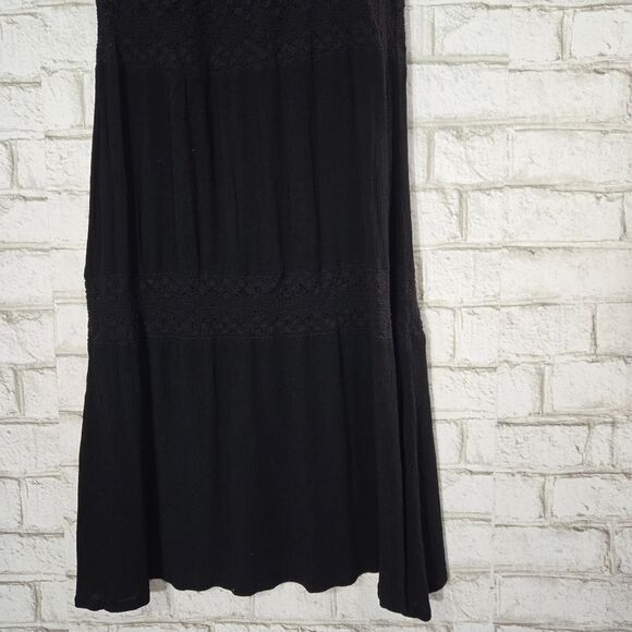 Forever 21 black maxi skirt - Picture 6 of 14